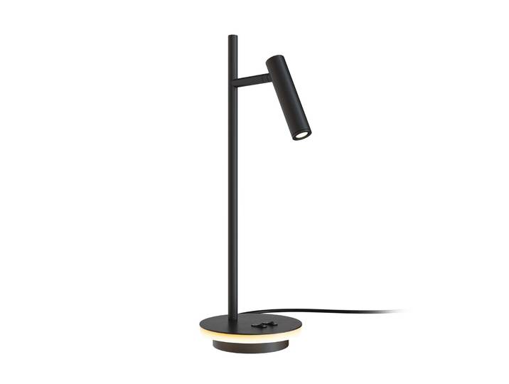 Maytoni LED Tischlampe Estudo, schwarz, für Wohn- / Esszimmer, Metall, Modern, LED Tischlampe