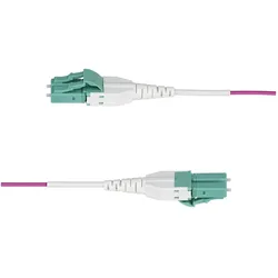 StarTech 40M OM4 MULTIMODE FIBER CABLE UNIBOOT/OFNR RISER/100G (40 m), Netzwerkkabel