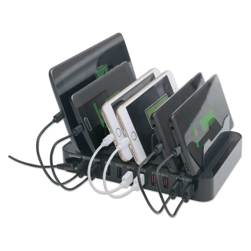 Manhattan USB-Ladestation (76 W, 10 Ports) (180009)