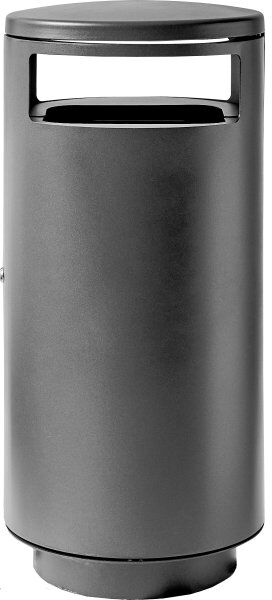 Bica 5077 Udendørs Affaldsbeholder M/låge 125l