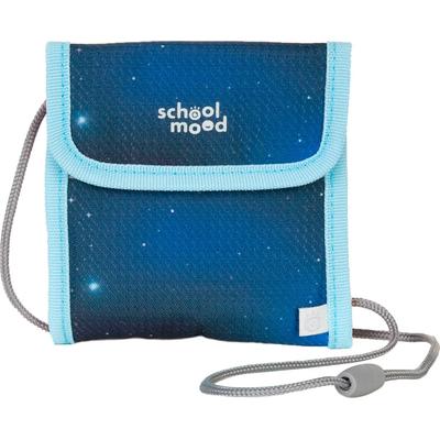 Brustbeutel SCHOOL-MOOD, Kinder, blau (moritz), Polyester, Kleinlederwaren