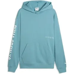 PUMA Herren Kapuzensweat M GRAPHICS FRENCH TERRY HOODIE, Größe XL in Blau Blau