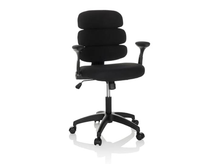 hjh OFFICE Chaise pivotante pour Enfants Kid ERGOLINO B Chaise pivotante avec Dossier Ergonomique\, Noir\, 736432