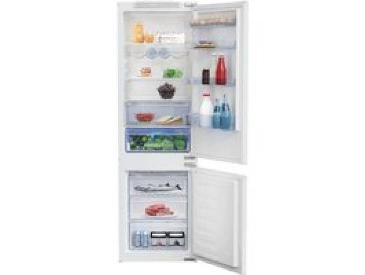 Réfrigérateur intégrable combiné BEKO BCSA285E4ZSN - 271L - Blanc
