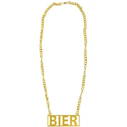 Kette "Bier", gold