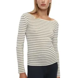Marc O Polo Long Sleeve Top Elfenbein Large Damen