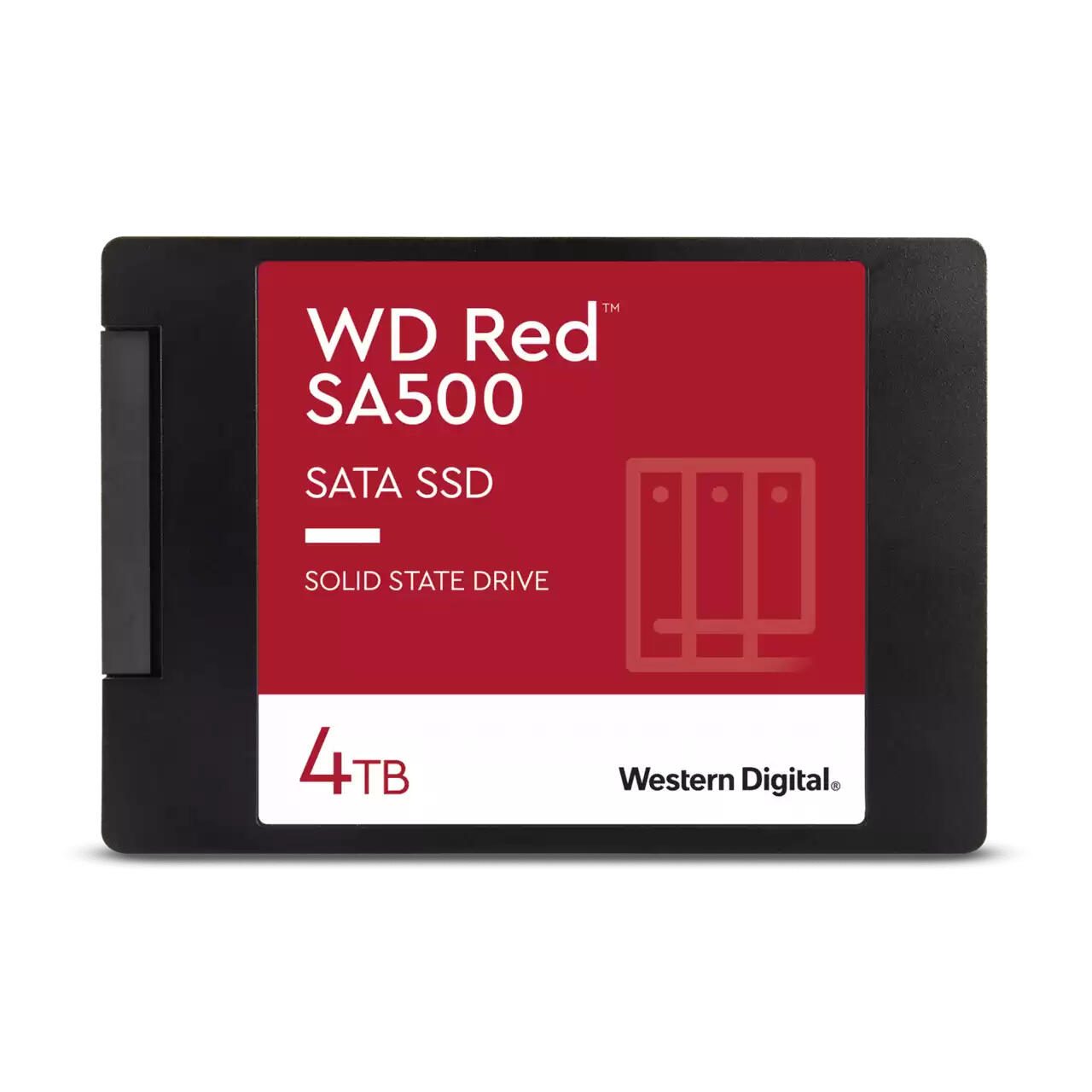Western Digital WD Red SA500 NAS SATA SSD 2,5” mit Gehäuse 4 TB WDS400T2R0A-68CKB0