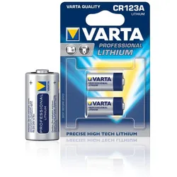 VARTA CR123A Professional Lithium 2er Pack