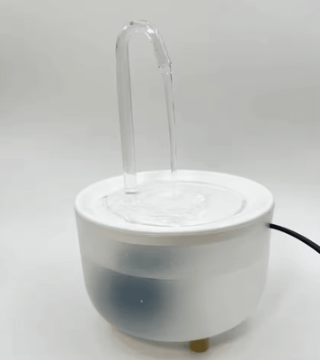 Inspire Essentials Automatic Cat Water Fountain With Filter Quiet USB Electric Pet Dispenser 230v white Long Tube