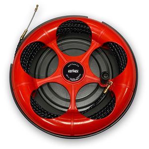Katimex Kabeleinziehhilfe Twist, Einziehband aus Kunststoff, für Ø 9 - 50 mm Leerrohre, 130 kg Bruchlast, 30 m