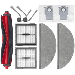 T6 Power Sada příslušenství pro Roborock Q10 X5, Q10 X5+, Q10 PF, Q10 PF+, Q10 P, Q10 P+, Staubsauger Roboter Zubehör
