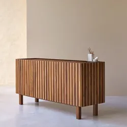 Aufbewahrungsmöbel Milo aus Mangoholz, 164 cm