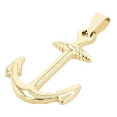 Kettenanhänger ADELIA´S "Anhänger aus Edelstahl", gold, Schmuckanhänger, Damen, Edelstahl, Kettenanhänger, Ein stilvolles Geschenk für besondere Momente