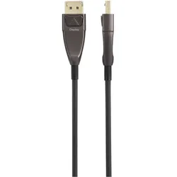 Renkforce Aktives DisplayPort 1.4 Anschlusskabel 20 m (20 m), Videokabel, Schwarz