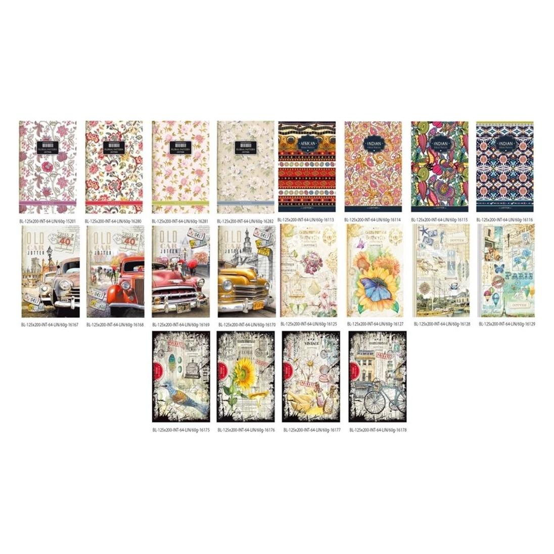 Fresh Dekoratives Notizbuch 125x200/64K line (A6, Liniert) (41922173)
