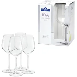 Van Well IDA Weingläser 38,0 cl, 4er Karton – Elegante Weingläser für vollendeten Weingenuss