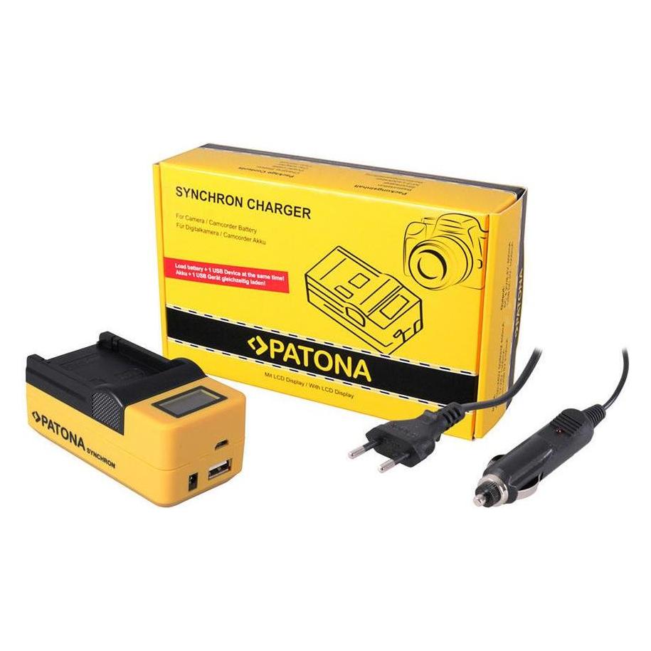 Patona Synchron USB Ladegerät Canon BP727 (Kamera Akku Ladegerät) (4647)