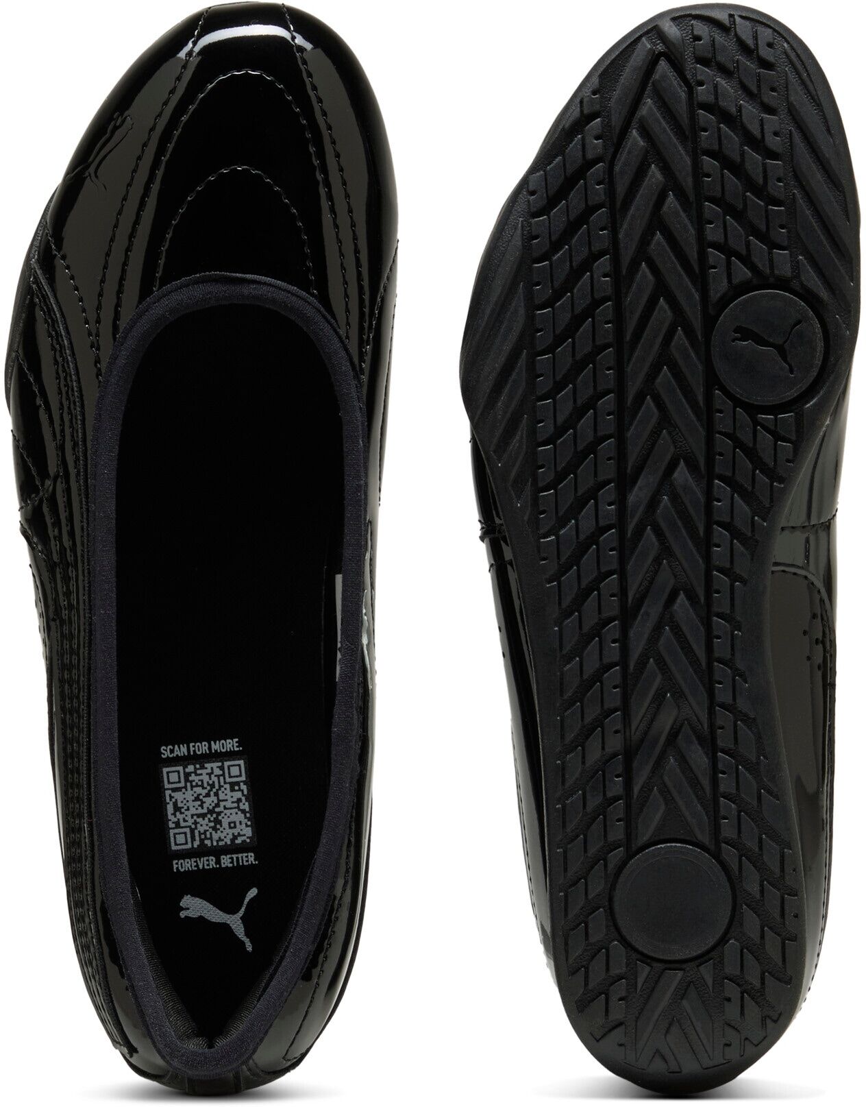 Sneaker PUMA "CATCH SOLEIL BALLERINA CHIC", Damen, Gr. 40,5, puma schwarz, puma weiß, Synthetik, Schuhe Sneaker, Topseller
