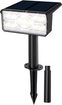 Inspire Curations Solar Landscape Spotlight IP65 Outdoor Garden And Wall Light cold White