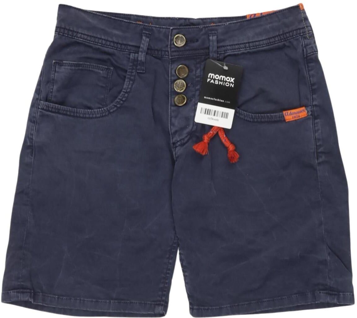 Adenauer & Co Damen Shorts, Marineblau, Gr. W25, Elasthan / Baumwolle - Second Hand