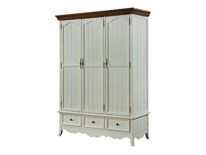 JVmoebel Kleiderschrank Weißes Regal aus Holz mit stilvollen Füßen für Aufbewahrung (1-St) Made in Europa
