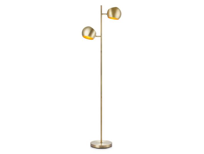 Markslöjd Stehleuchte, Messingfarben, Metall, länglich, 40x145x23 cm, CE, Fußschalter, Lampen & Leuchten, Innenbeleuchtung, Stehlampen, Stehlampen
