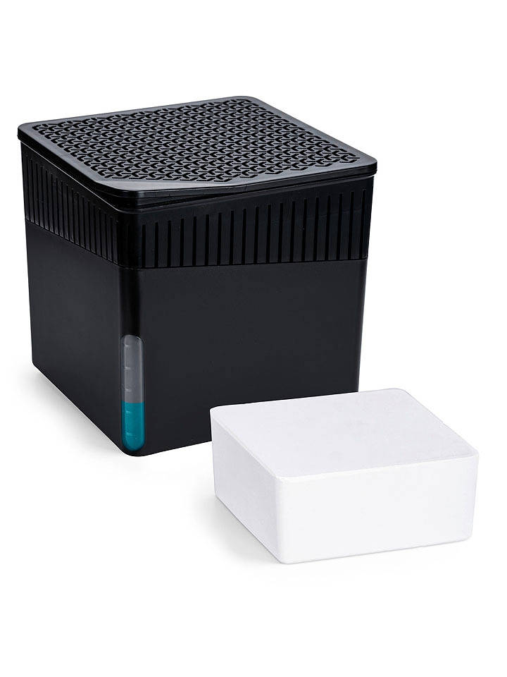Wenko Luftentfeuchter "Cube" in Schwarz - (B)16,5 x (H)15,7 x (T)16,5 cm - onesize