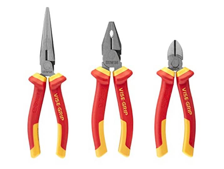 IRWIN 10505519 Set 3-delig (diagonaalsnijder 6 /150mm, punttang 8 /200mm, universele tang 175mm)