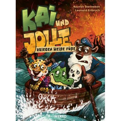 Kai und Jolle kriegen heiße Füße, Gebundene Ausgabe von Rouven Stenneken, Verlag Der Ideen, 978-3-942006-54-5