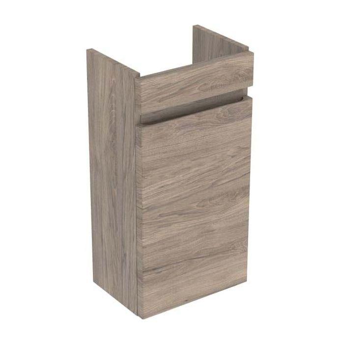 Geberit Renova Plan Waschtischunterschrank 501901JR1 31,4x60,5x22cm, 1 Tür, verkürzt, nussbaum, Folie strukturiert