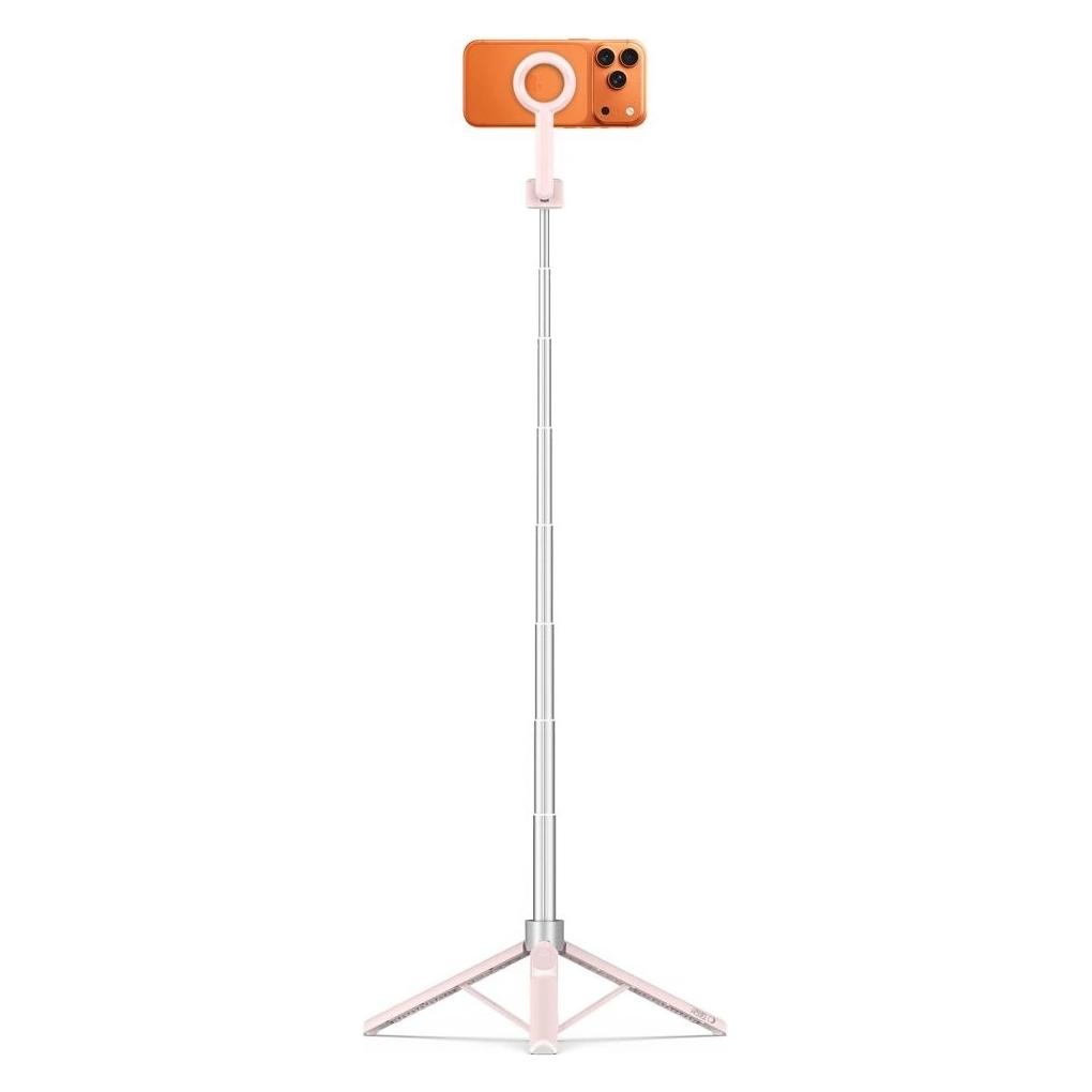 4Kom Selfie stick.pl TECH-PROTECT L10S MAGSAFE BLUETOOTH SELFIE STICK TRIPOD PINK/GREY (5906302340132)