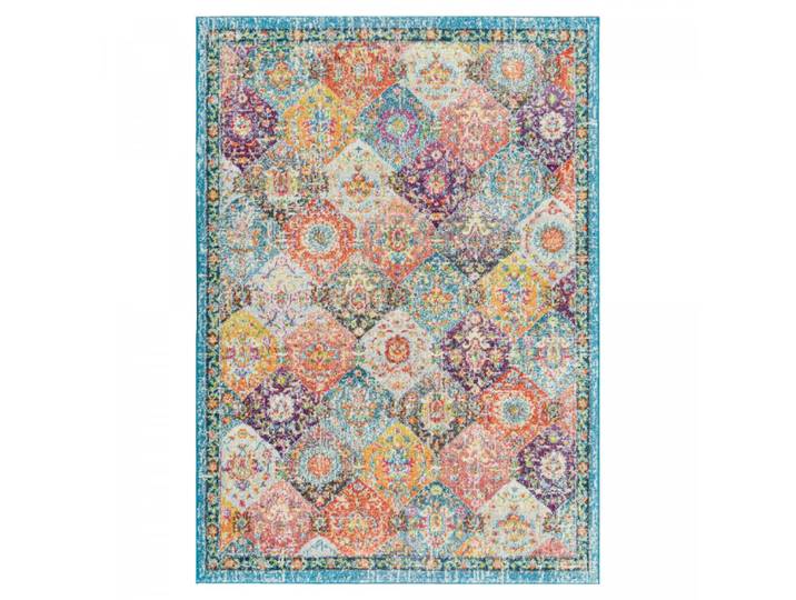 Tapis orient, idéal pour une cuisine, multicolore 120x170