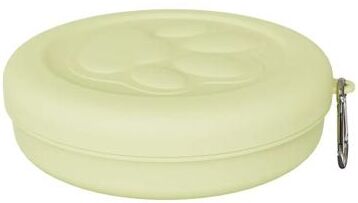 Useful Little Things Portable Travel Pet Food And Water Bowl yellow 4.3 In X 1.6 In