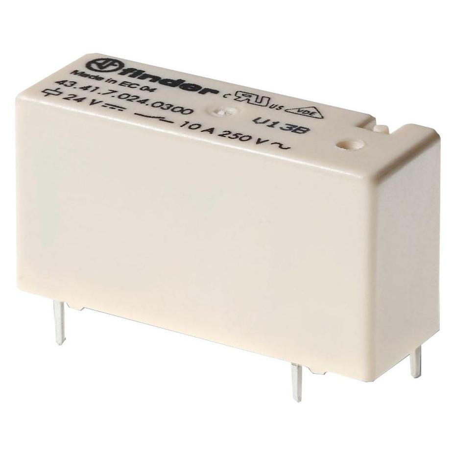 Finder Print-Leistungsrelais 24 VDC 250 mW (43.41.7.024.0300)