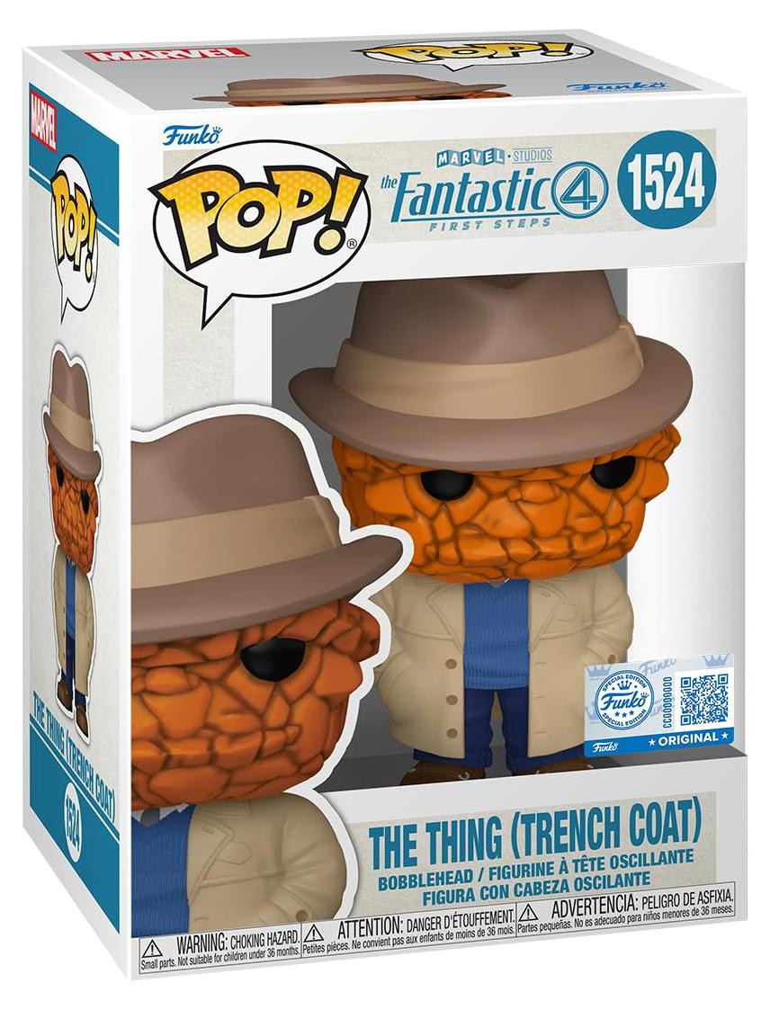 Funko Pop! Marvel Fantastic Four First Steps The Thing Trenchcoat #1524