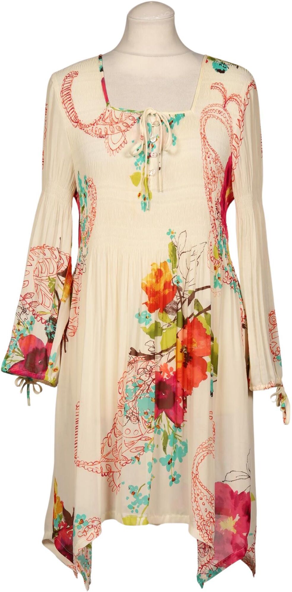 Kriss Trading Sweden Damen Bluse, Mehrfarbig, Gr. M, kein / Etikett - Second Hand