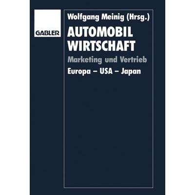 Automobilwirtschaft, Taschenbuch von , Betriebswirtschaftlicher Verlag Gabler, 978-3-409-13164-3