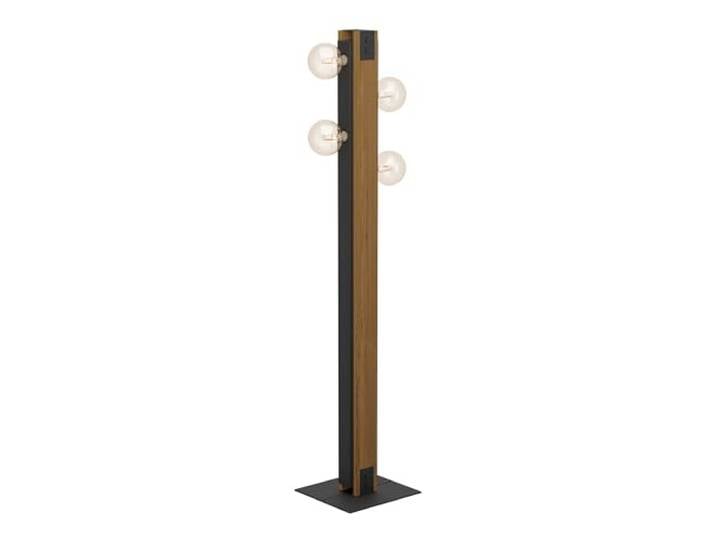 EGLO Stehlampe Layham, 4 flammige Stehleuchte Vintage, Industrial, Retro