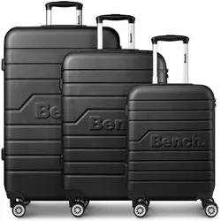 Bench Seattle 4 Rollen Kofferset 3-teilig, Koffer, Schwarz