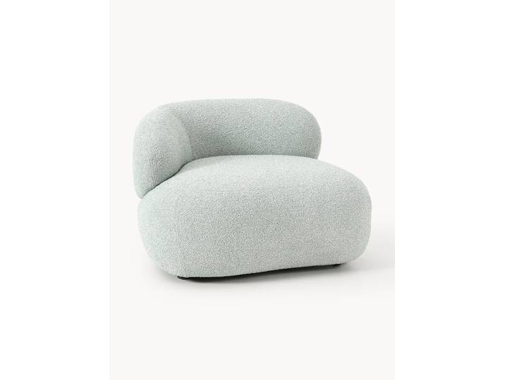 Bouclé-Loungesessel Alba