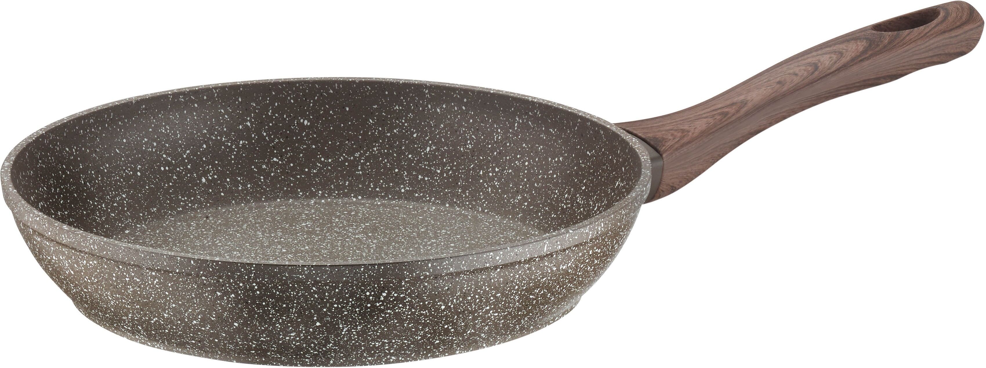 Bratpfanne PINTINOX "Chalet", braun, Ø:20cm, Pfannen, Bratpfanne, Stein-Optik, Induktionsgeeignet