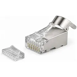Danicom SFTP RJ45 CAT6a Netzwerkstecker - für Starrleiter - 10 Stück, Zubehör Netzwerk