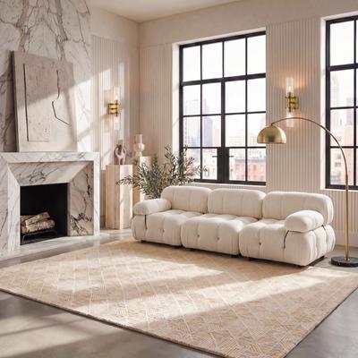 SAFAVIEH Handmade Abstract Birdie Modern Wool Rug