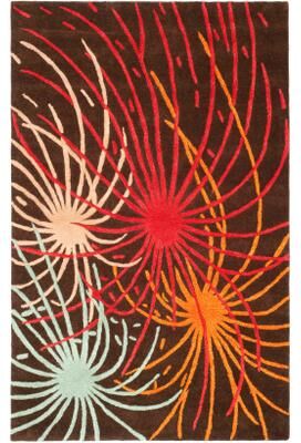 SAFAVIEH Handmade Soho Sigurlaug Fireworks N.Z. Wool Rug