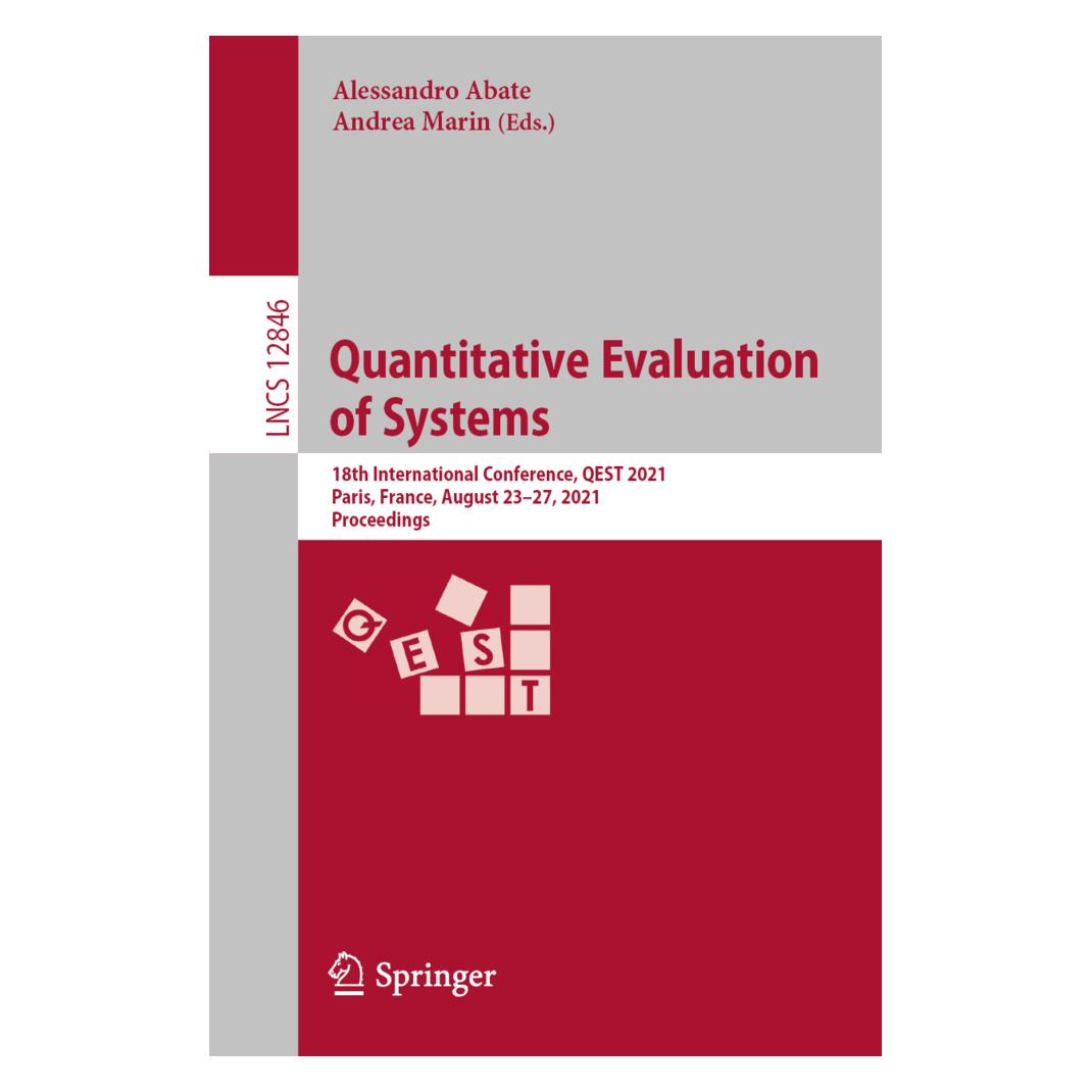 Springer Quantitative Evaluation of Systems (Englisch, Softcover, Alessandro Abate, Andrea Marin) (56202046)