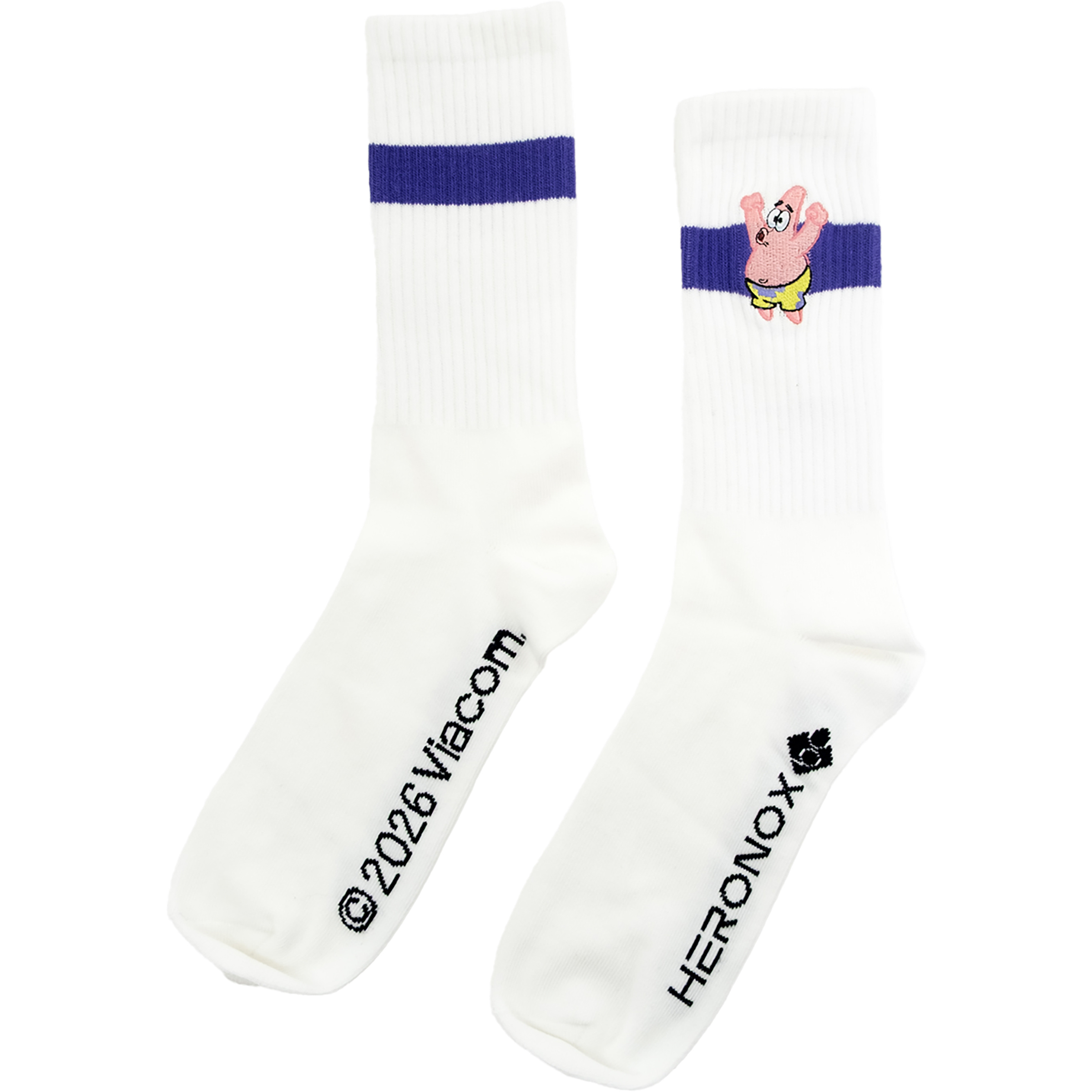 Bavarian Caps Spongebob: Patrick Freizeitsocken weiss Größe 41 Lifestyle