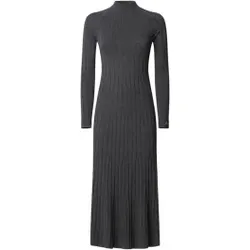 Pepe Jeans für Damen. PL9537749 Graues Kleid Carla (M), Lässig, Baumwolle, Langarm