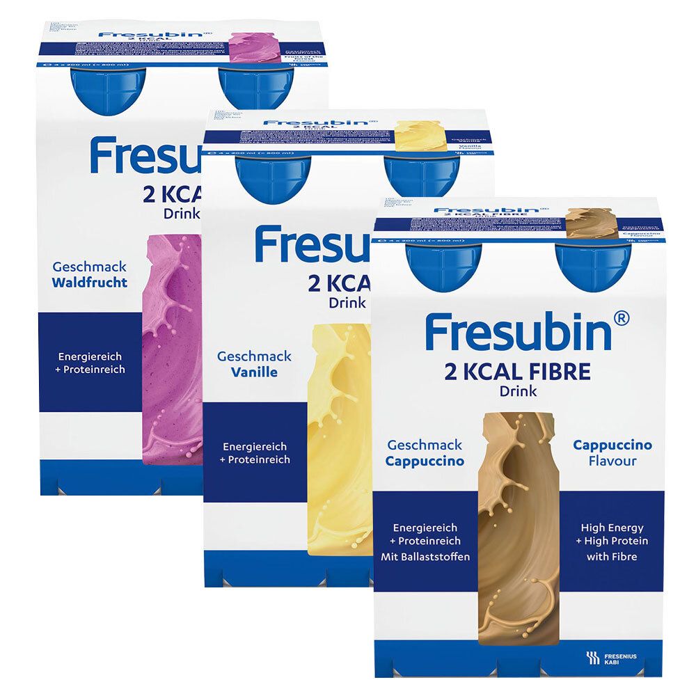Fresubin 2 kcal Trinknahrung Set 3 Sorten 3x4x200 ml Lösung