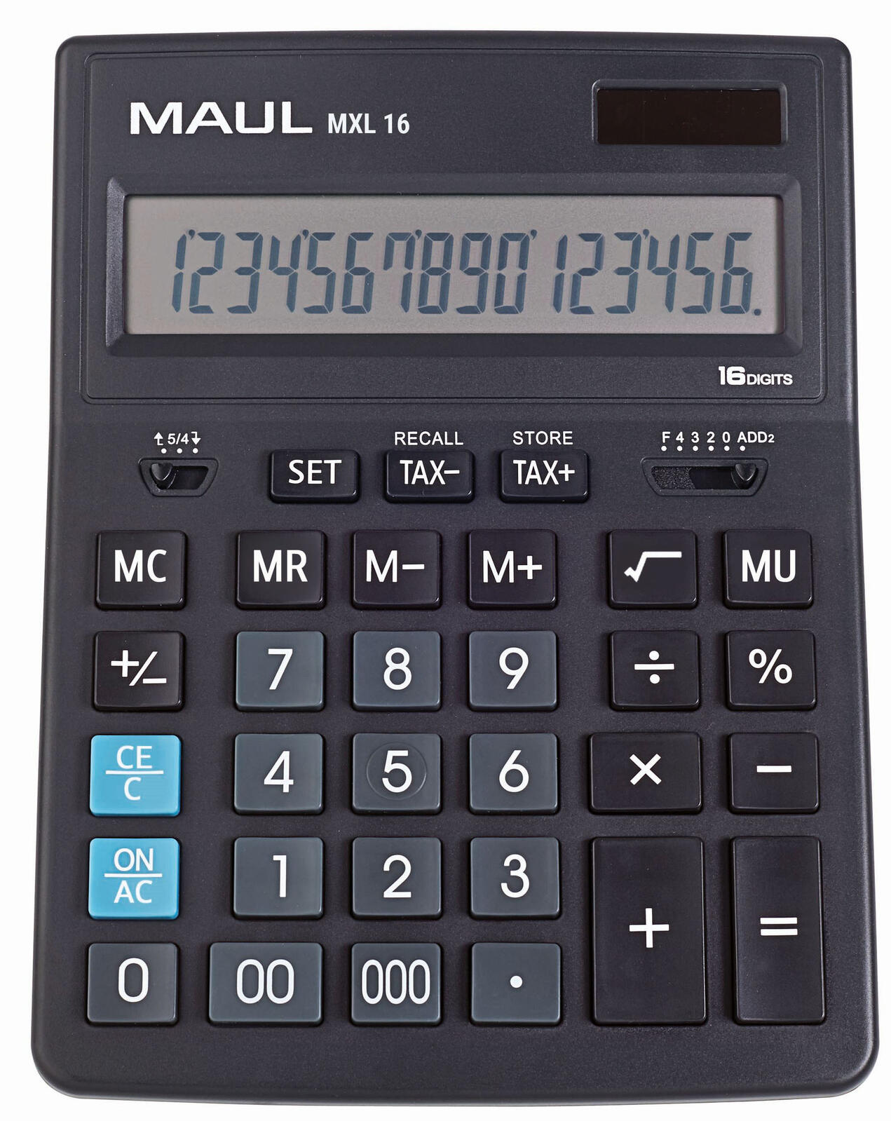MAUL Tischrechner MXL 16 schwarz 7267890
