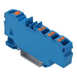WAGO 2206-8034 Verteilerklemme Push-In-Klemme Blau 12 St. Piece